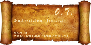 Oestreicher Tessza névjegykártya